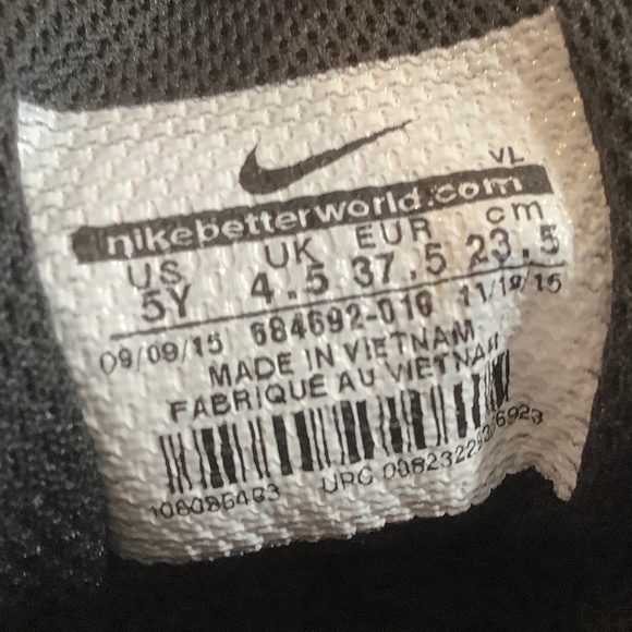 Nike BSBL Vapor Fastflex Boys Cleats Size 5Y - Picture 9 of 9